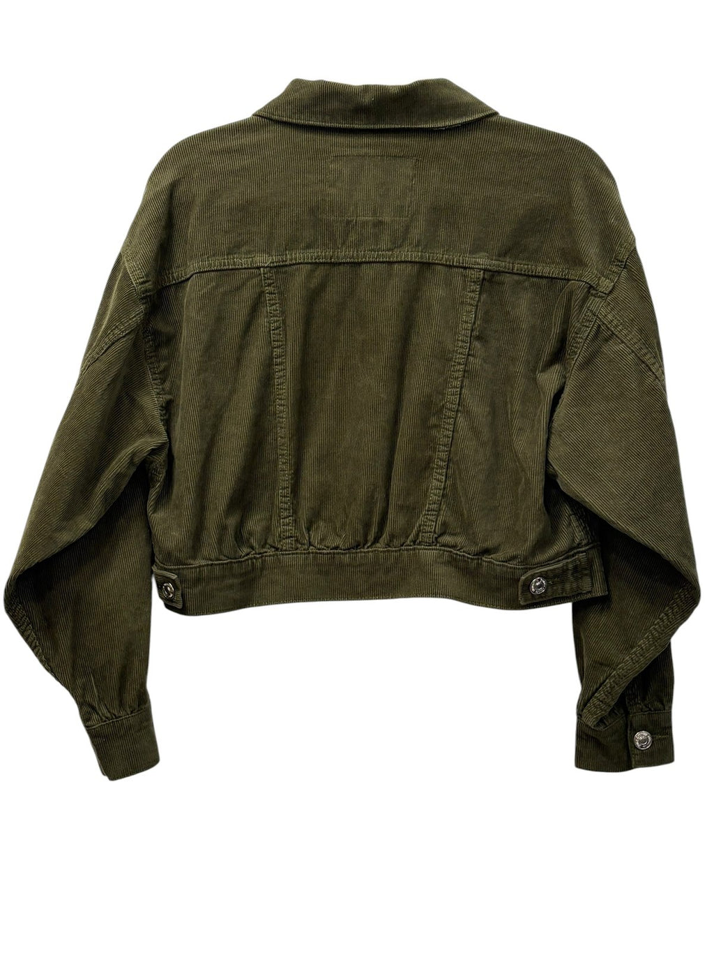 Juicy Couture Cropped Corduroy Jacket Green