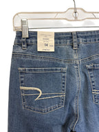 American Eagle Kids Skinny Jeans Medium Blue Side Stripe