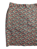 Ditsy Floral Pencil Skirt Navy Coral Teal Print Brooks Brothers