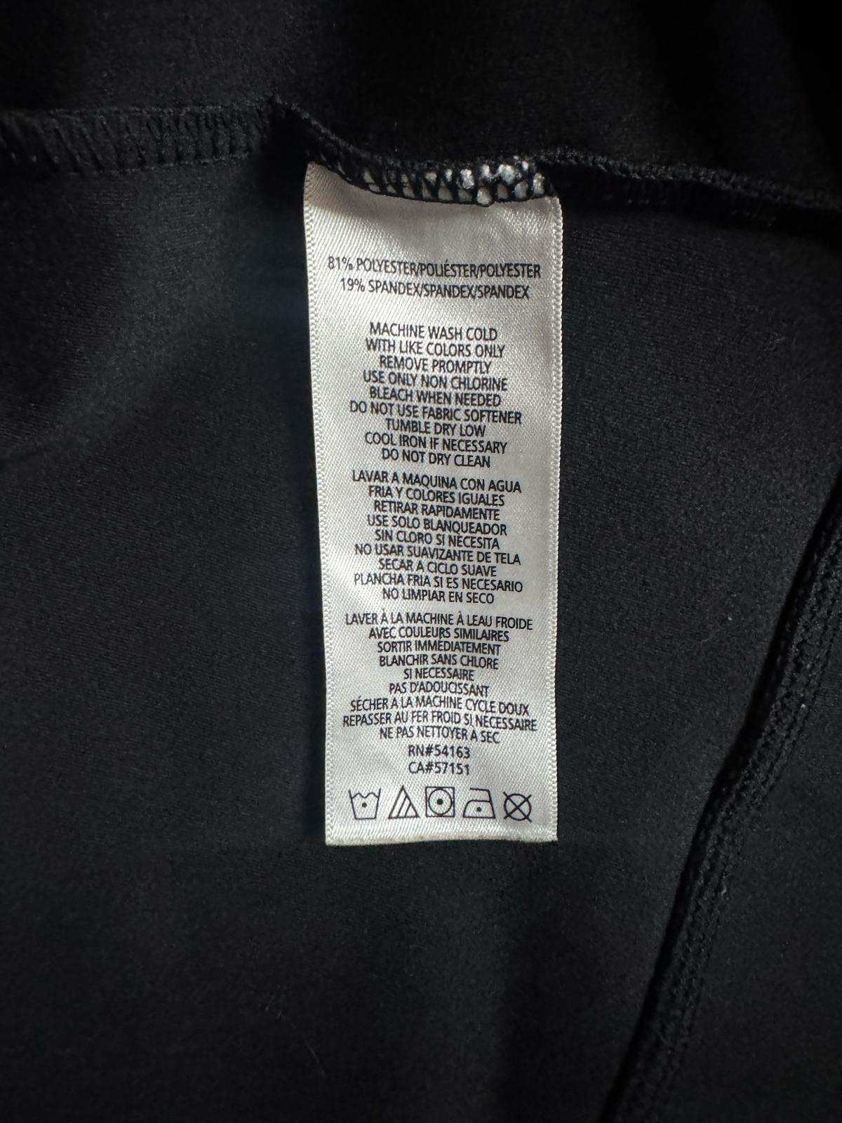 Black Calvin Klein Performance Stretch pants and zip-up sweatshirt set