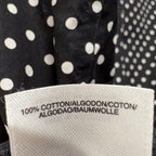 Jones New York Polka Dot Sleeveless Button-Down Blouse