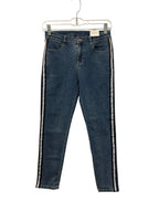 American Eagle Kids Skinny Jeans Medium Blue Side Stripe