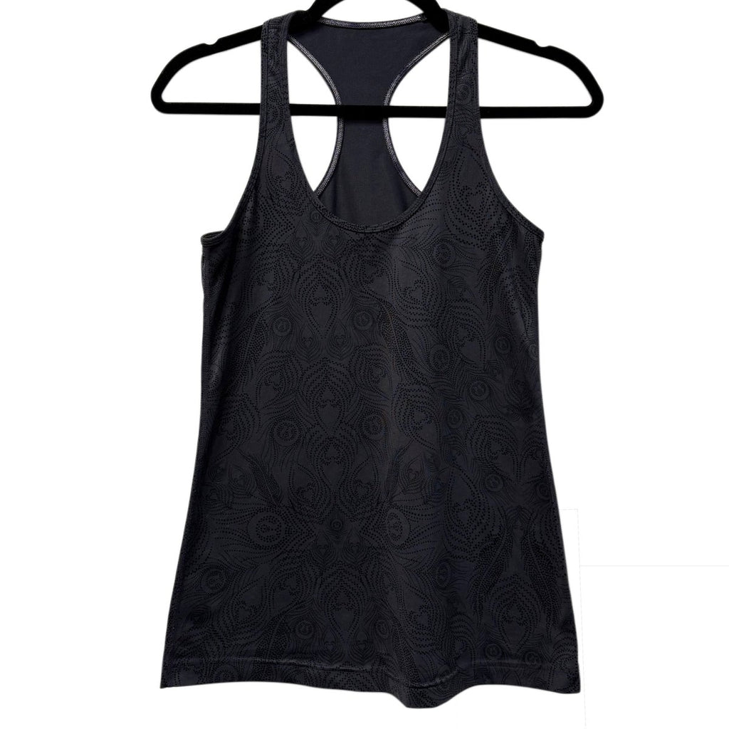 Lululemon Cool Racerback Tank Top Dark Grey Black