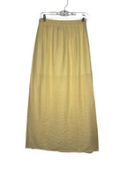 Lost + Wander Jacquard Maxi Skirt Yellow S