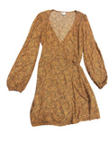 Leopard Print Chiffon Two-Piece Set Top and Pants