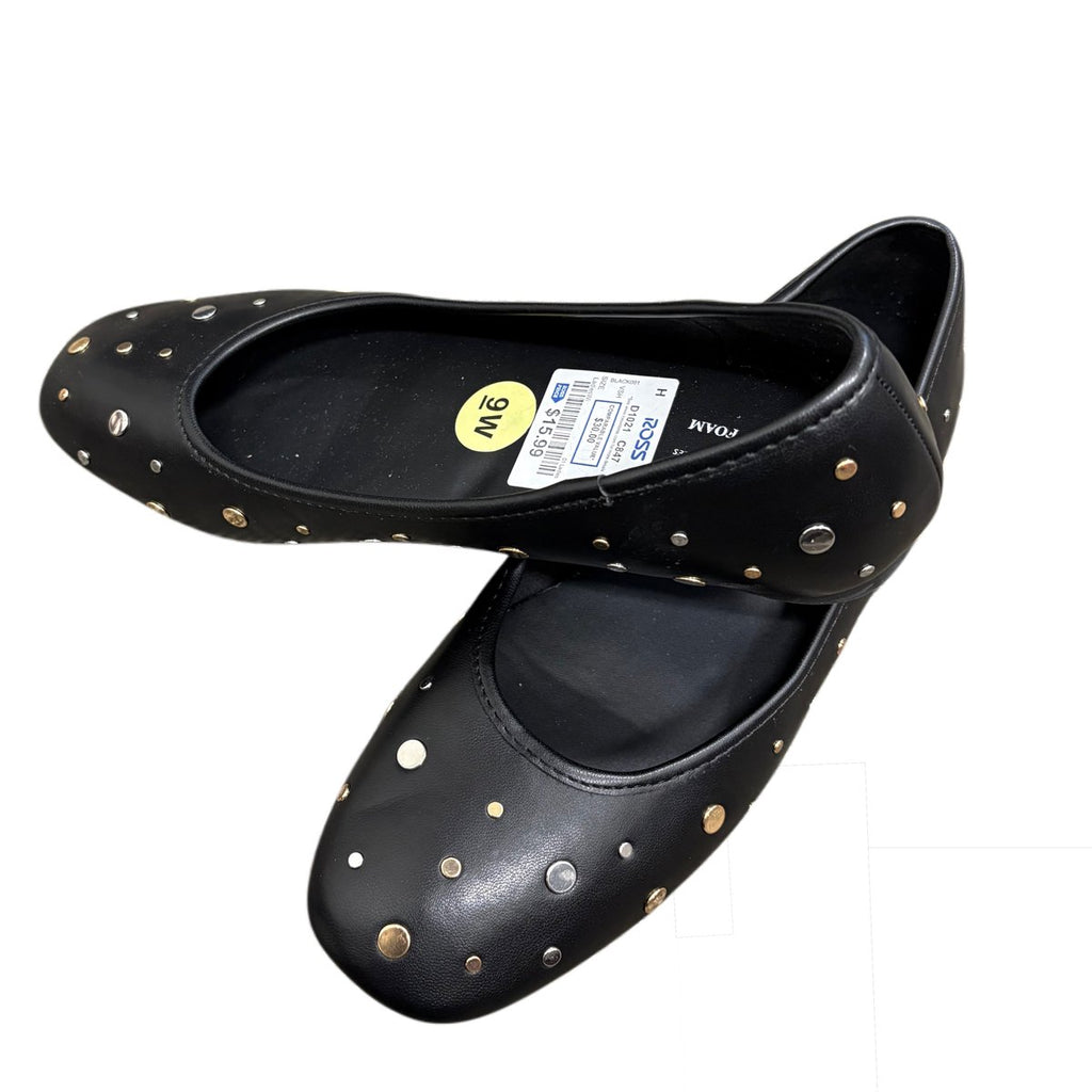 Seychelles Jamie Wides Black Studded Ballet Flats