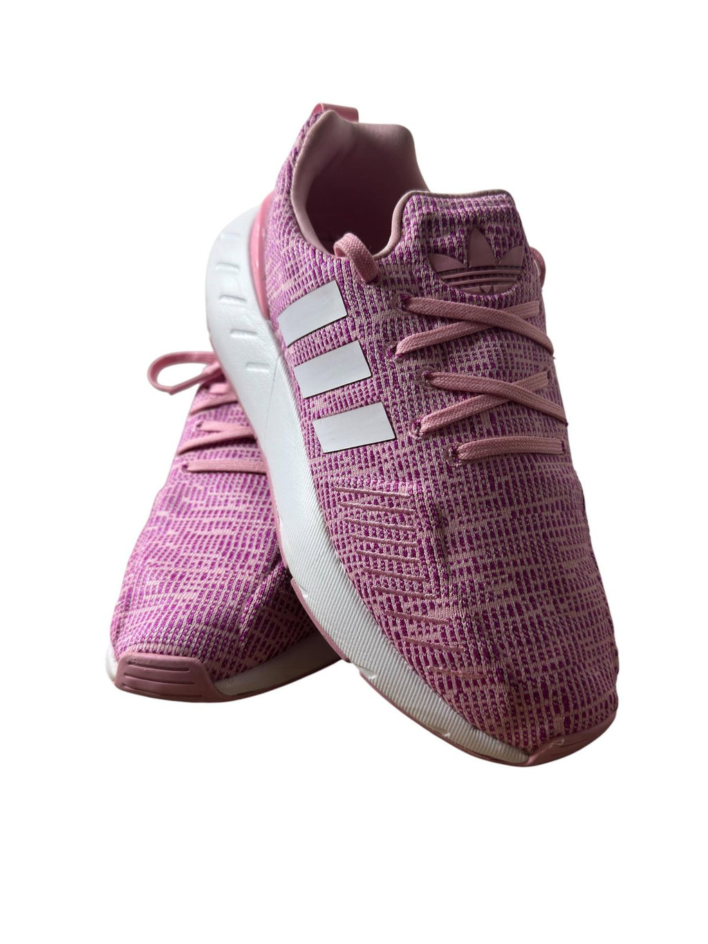 Adidas Swift Run Sneakers Pink Purple White Size 4