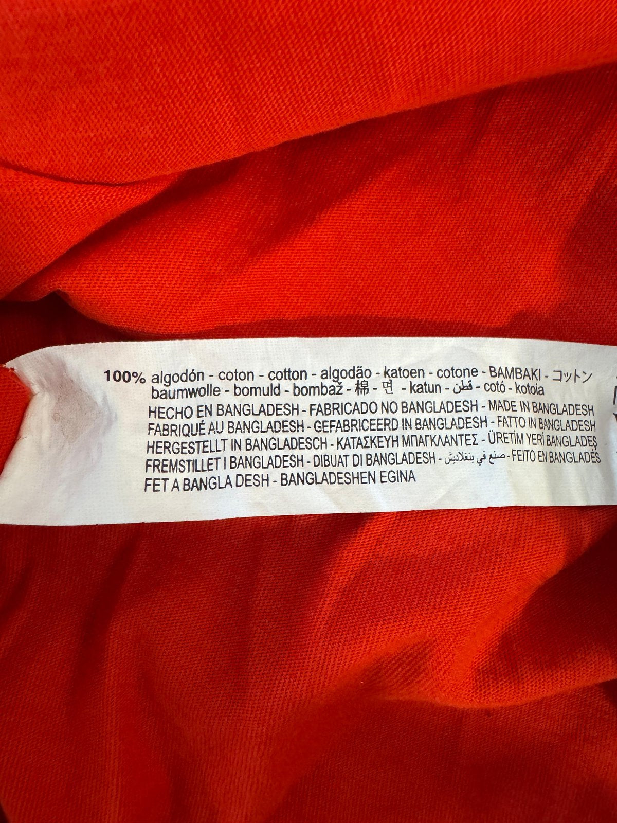 Zara Red Top 100% Cotton