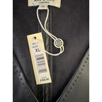 Black Faux Leather Sleeveless Mini Dress