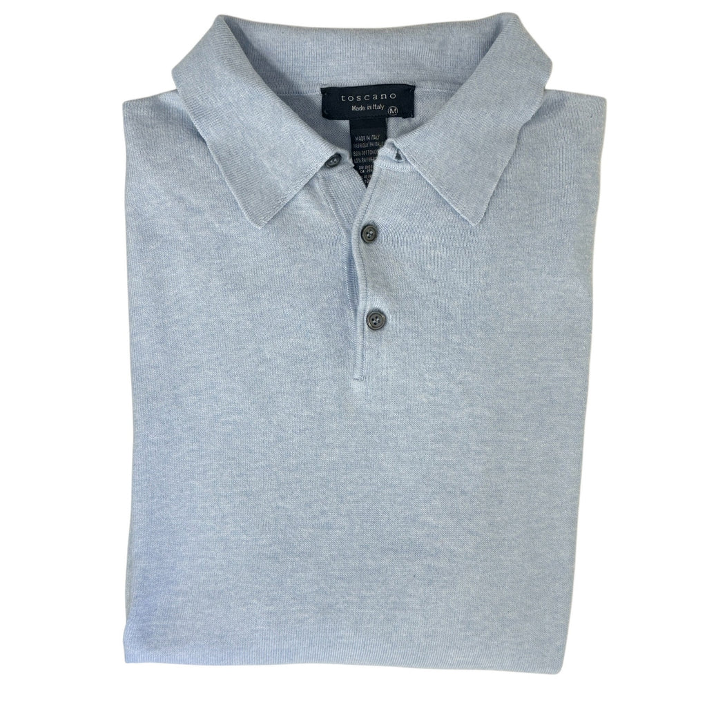 TOSCANO LIGHT GREY MEN'S SWEATER SHIRT SIZE M
