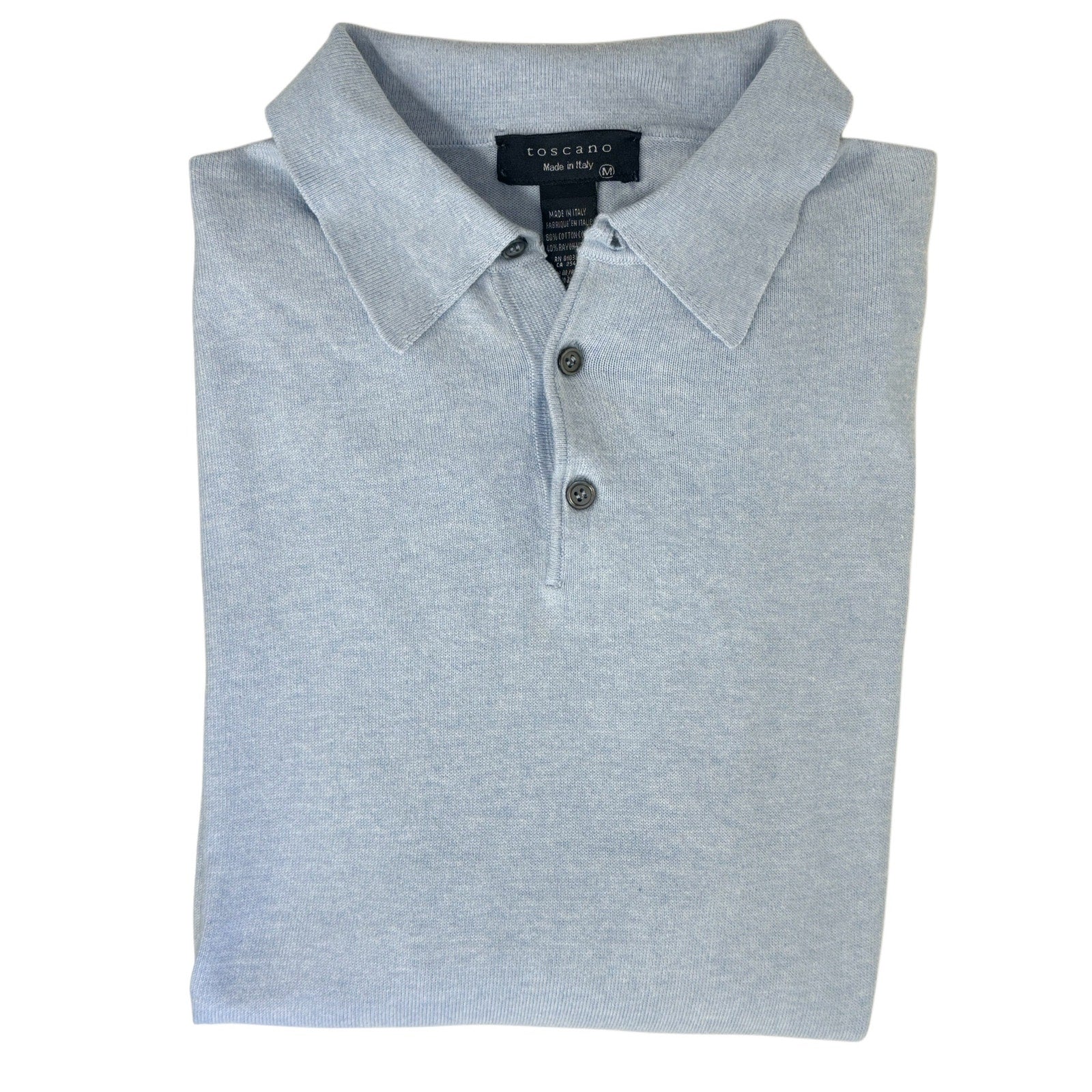 TOSCANO LIGHT GREY MEN'S SWEATER SHIRT SIZE M