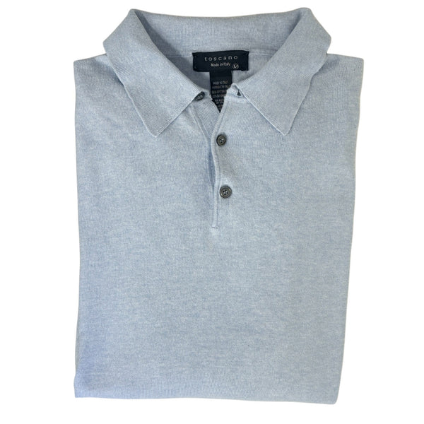 TOSCANO LIGHT GREY MEN'S SWEATER SHIRT SIZE M