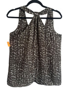 Banana Republic Heritage Printed Sleeveless Blouse Open Back