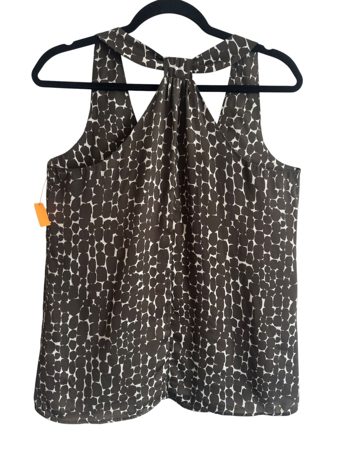 Banana Republic Heritage Printed Sleeveless Blouse Open Back