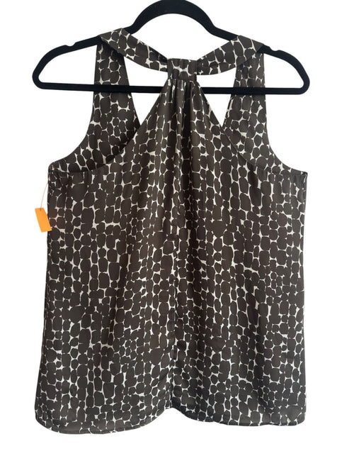 Banana Republic Heritage Printed Sleeveless Blouse Open Back