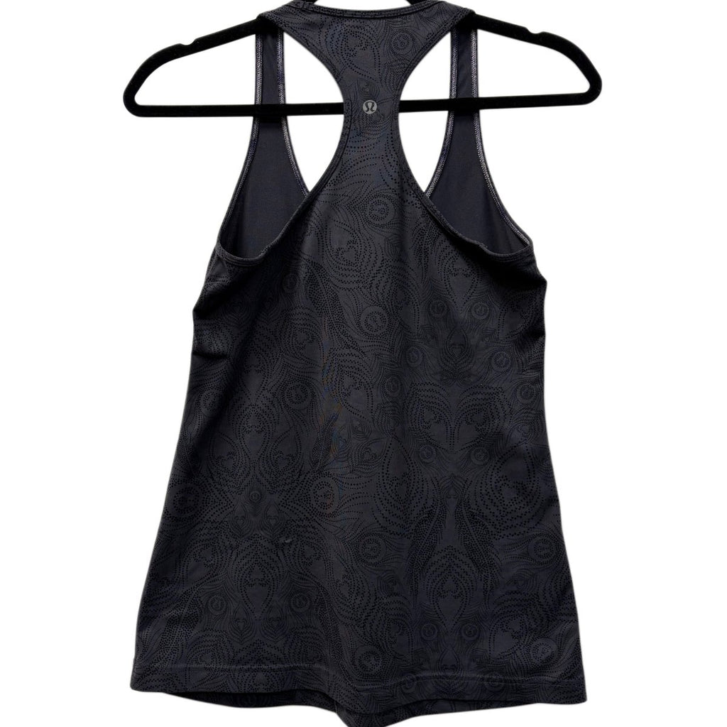 Lululemon Cool Racerback Tank Top Dark Grey Black