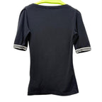 Ralph Lauren Boat Neck Puff Sleeve Top Black XS