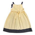 Emily Rose Yellow Gingham Bee Embroidered Girls Dress Size 6