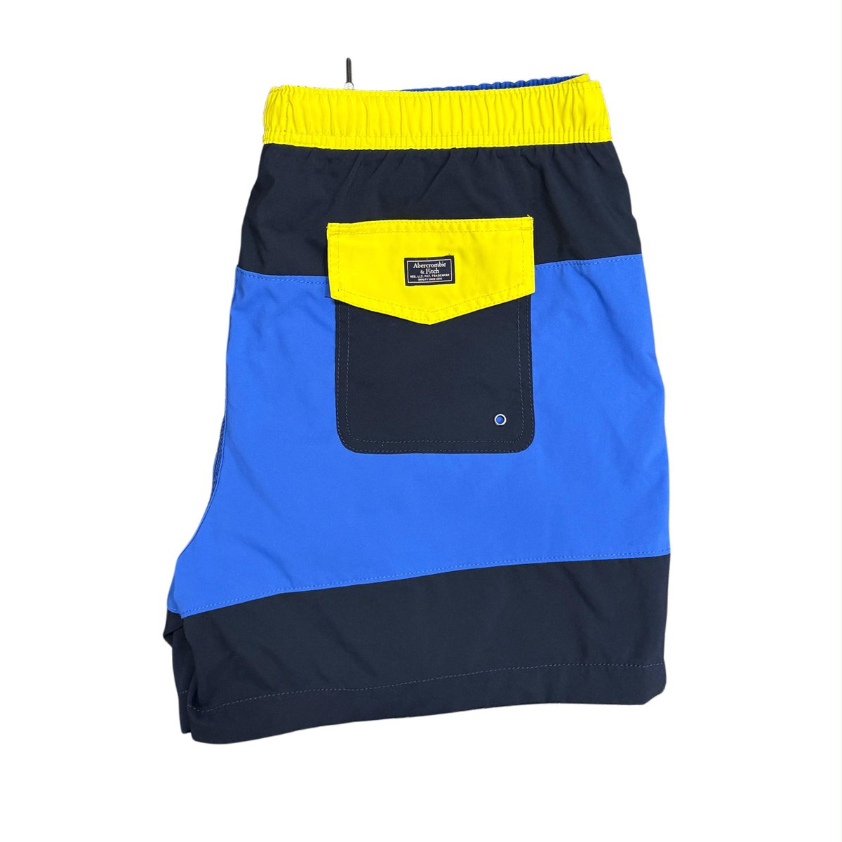 Abercrombie & Fitch Color Block Swim Shorts Navy XL