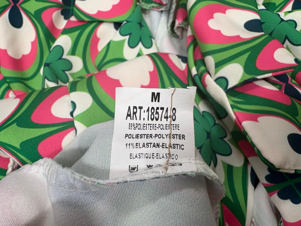 Closet Boutique Retro Floral Print Single-Button Blazer Green