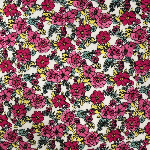 346 Brooks Brothers Floral Print Cotton Pencil Skirt