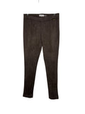 Calvin Klein Faux Suede Slim Leggings Dark Brown XS
