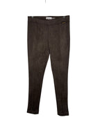 Calvin Klein Faux Suede Slim Leggings Dark Brown XS