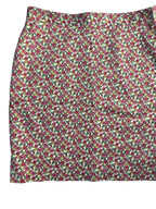 Brooks Brothers Ditsy Floral Linen Blend Pencil Skirt Cream