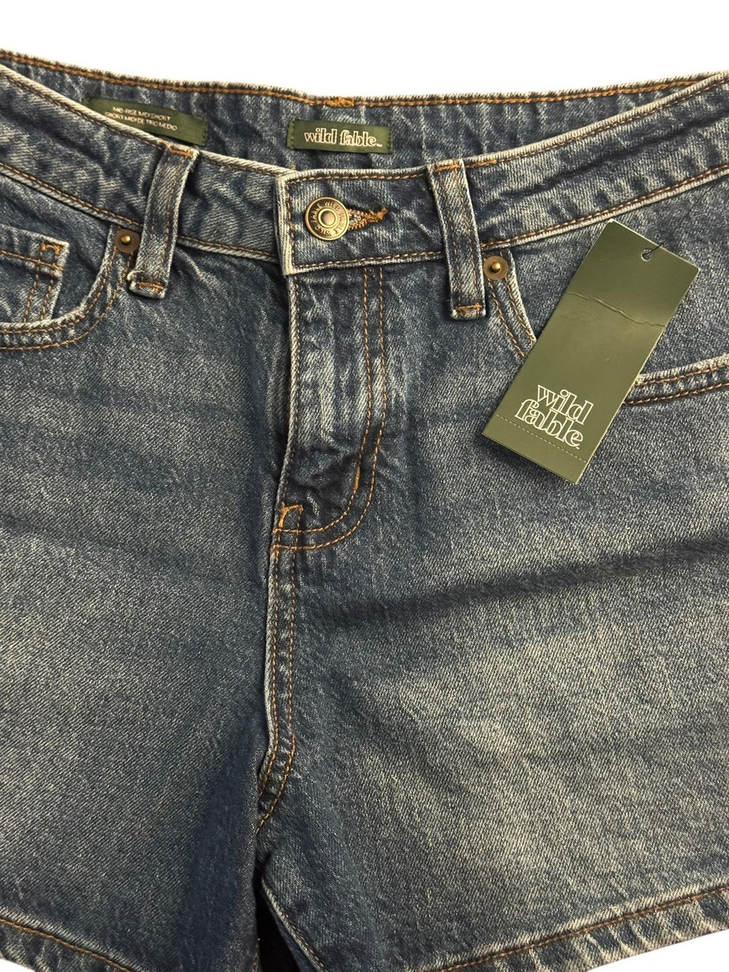 Wild Fable Mid-Rise Distressed Denim Mini Shorts Size 4