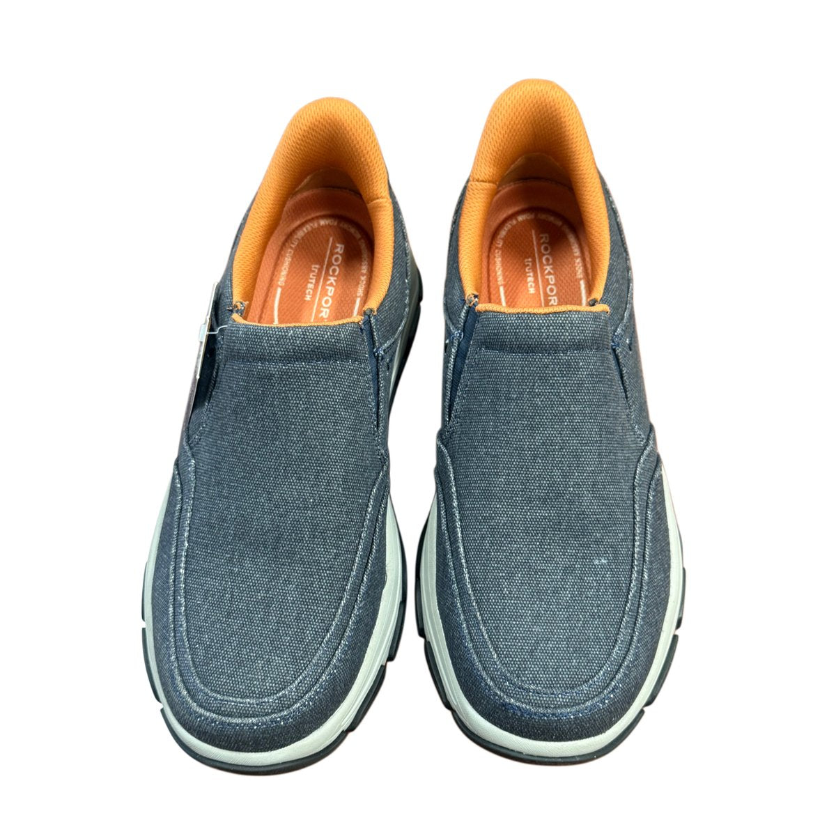 Rockport TruTech Slip-On Canvas Loafer Sneaker Navy