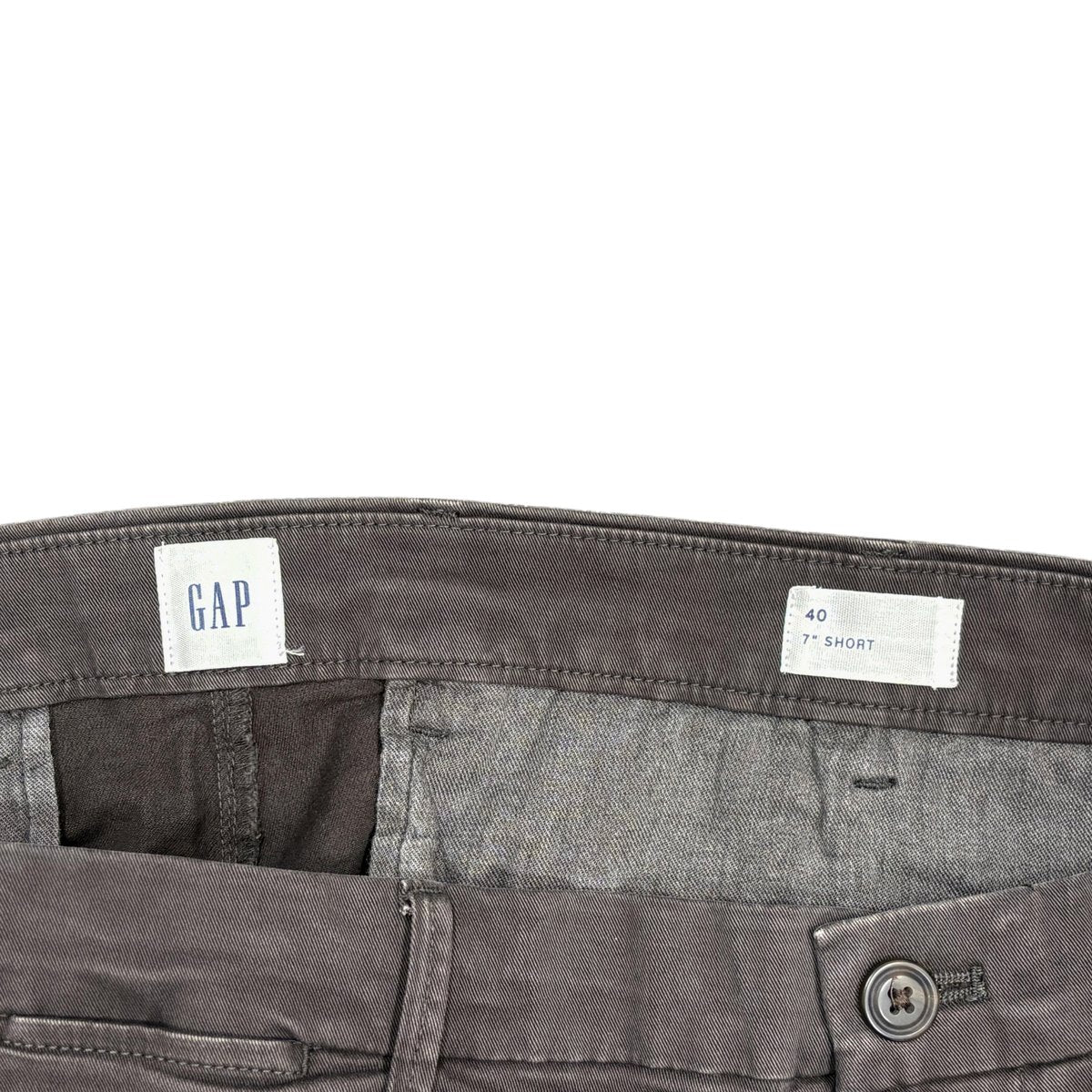 Gap Men's 7" Chino Shorts Dark Gray Size 40