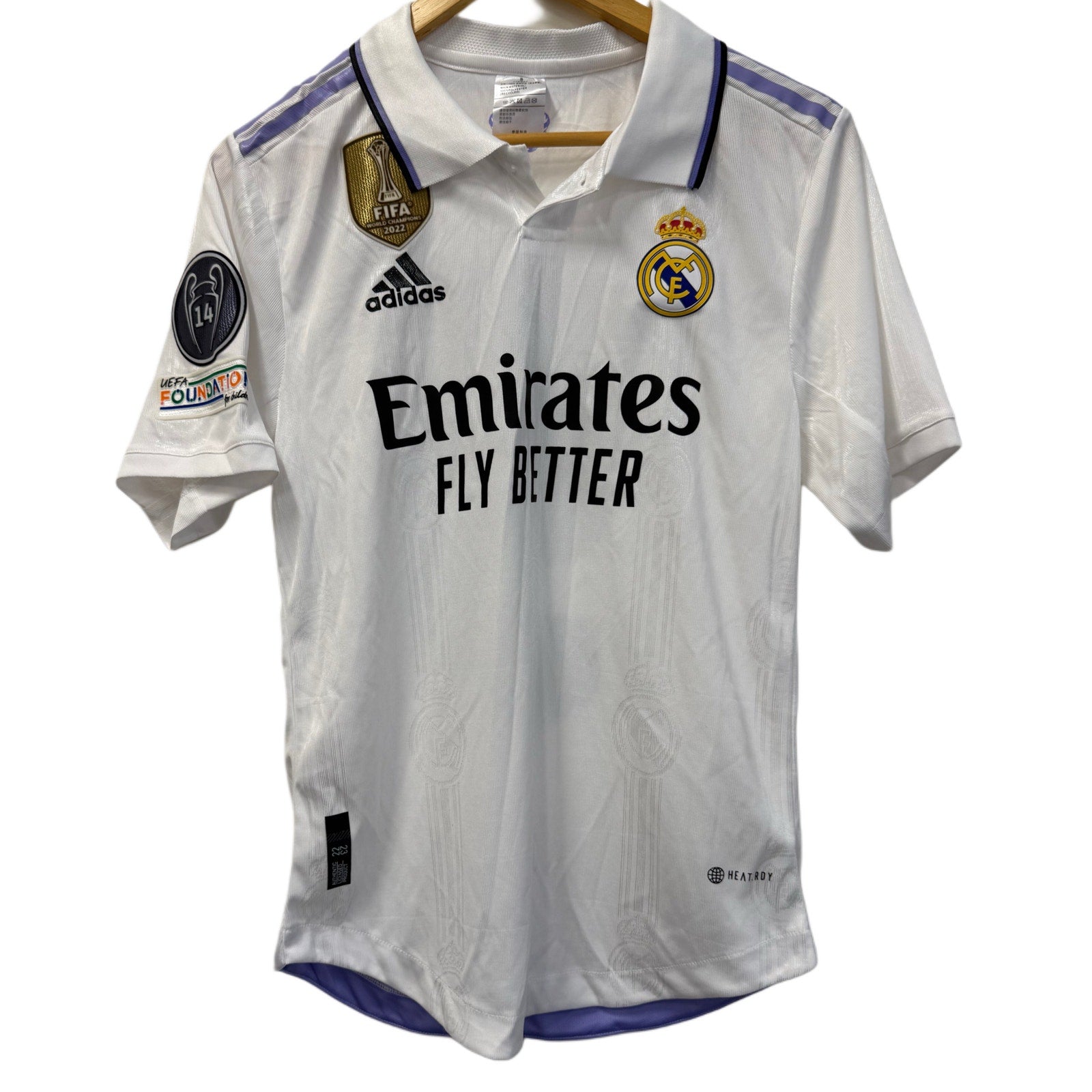 Real Madrid adidas mens jersey in size Small. NEW with tag