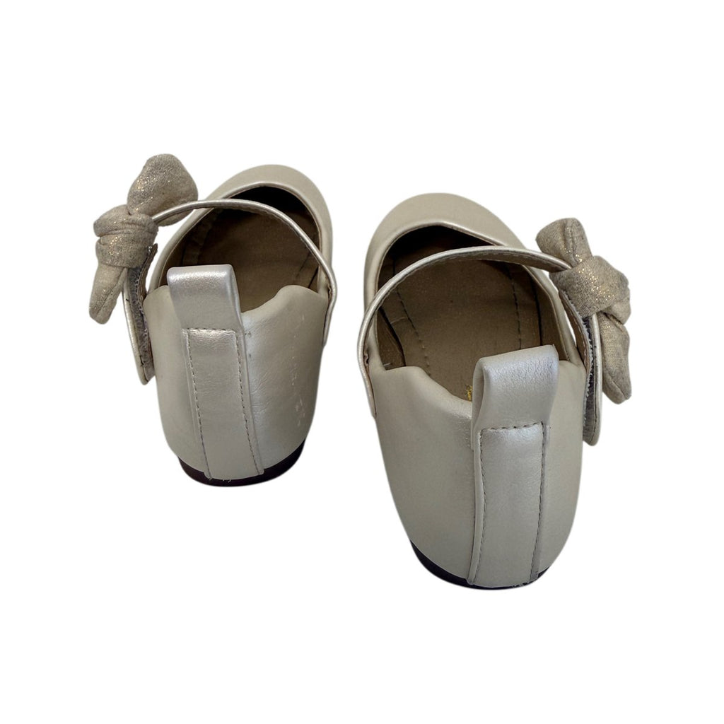 Mia Fosi Pearl Satin Mary Jane Ballet Flat Size 8