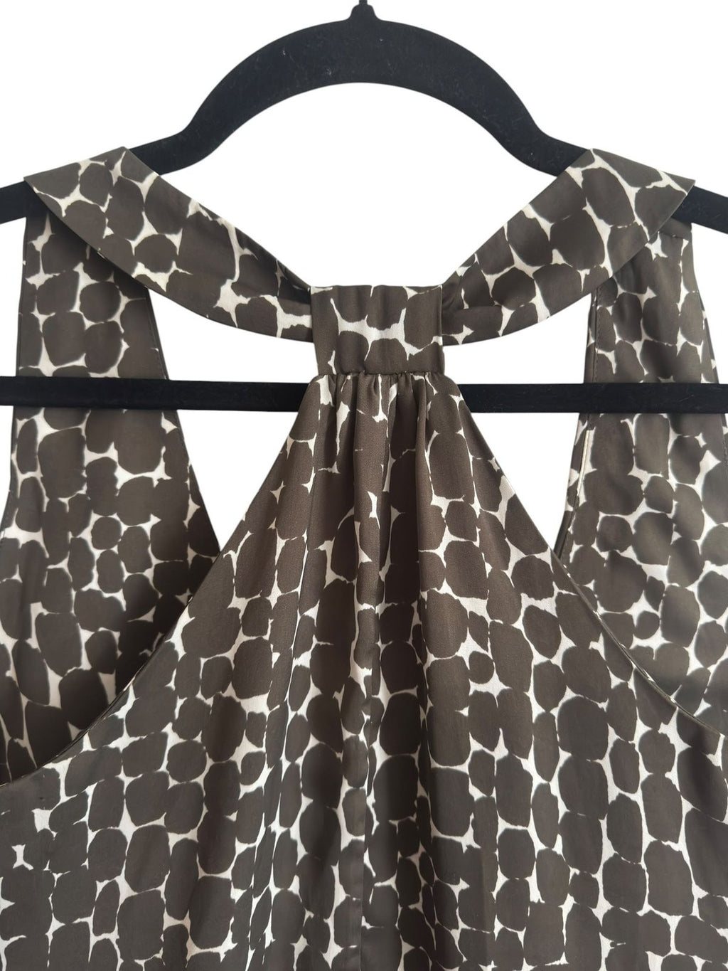 Banana Republic Heritage Printed Sleeveless Blouse Open Back