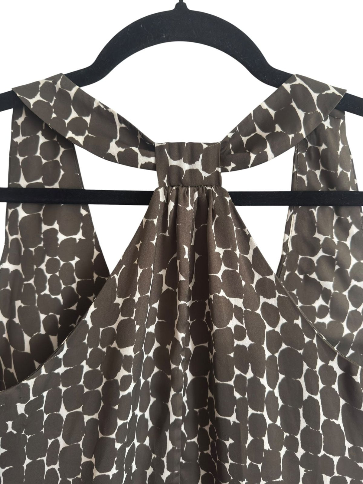 Banana Republic Heritage Printed Sleeveless Blouse Open Back