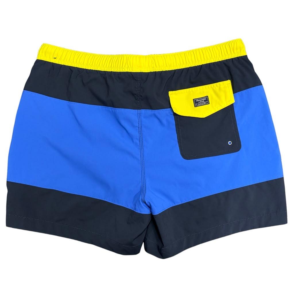 Abercrombie & Fitch Color Block Swim Shorts Navy XL