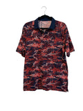 Under Armour UA Iso-Chill Printed Golf Polo Navy