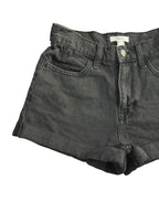 Forever 21 High-Rise Cuffed Black Denim Shorts