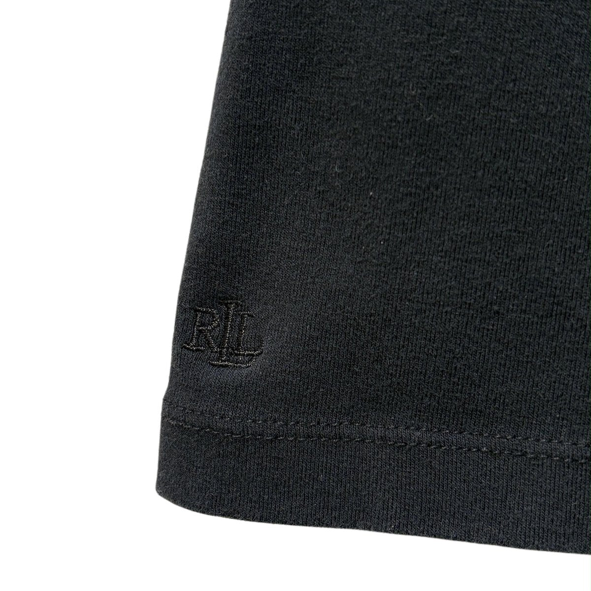 Ralph Lauren Boat Neck Puff Sleeve Top Black XS