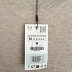 Zara Knit T-Shirt Mini Dress Beige