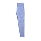Abstract Print High-Waist Leggings Lavender L