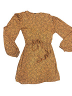 Leopard Print Chiffon Two-Piece Set Top and Pants