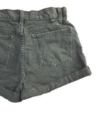 Forever 21 High-Rise Cuffed Black Denim Shorts