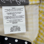 Emily Rose Yellow Gingham Bee Embroidered Girls Dress Size 6