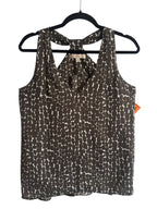 Banana Republic Heritage Printed Sleeveless Blouse Open Back