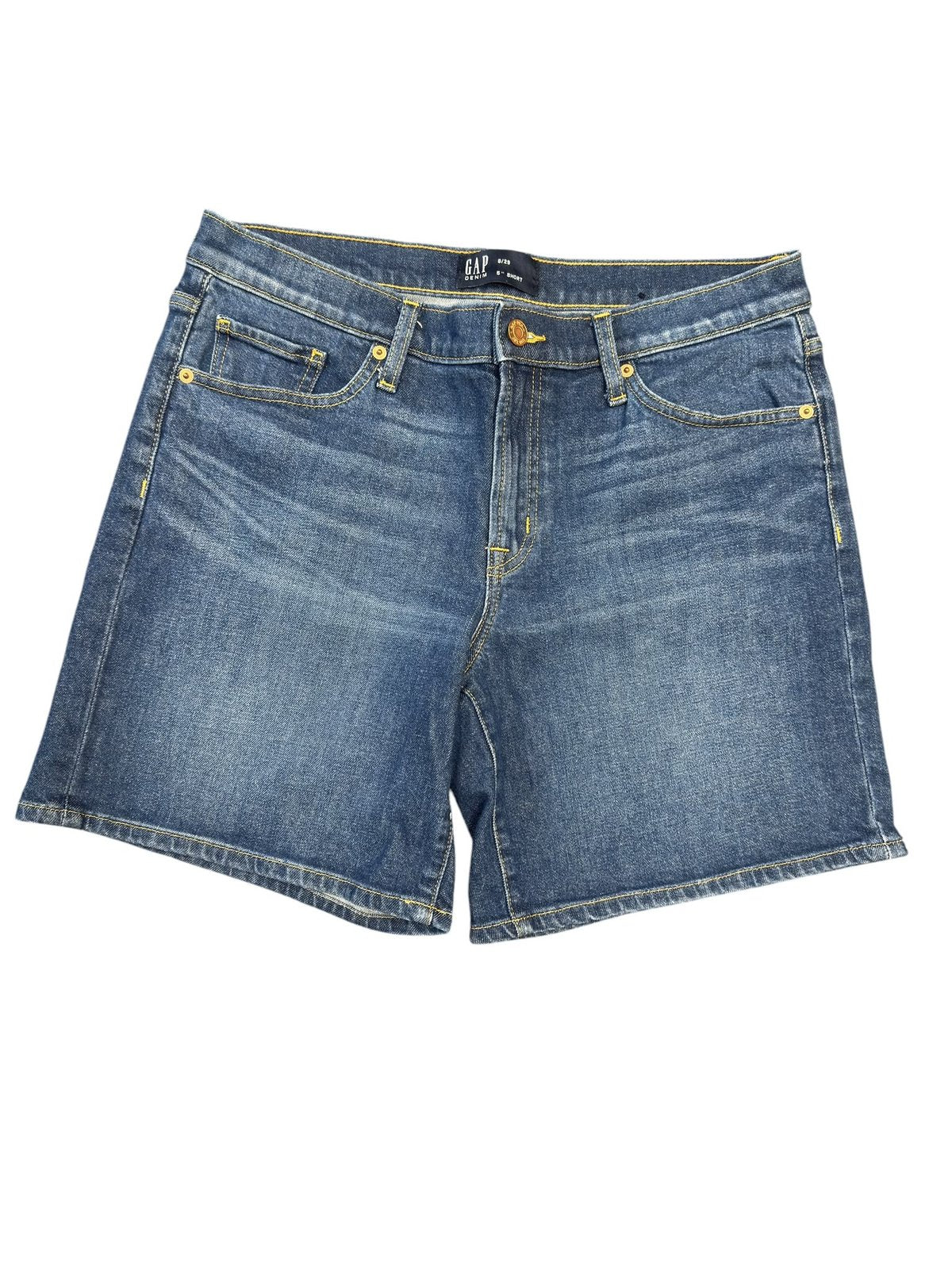 GAP Denim Short Medium Blue Wash