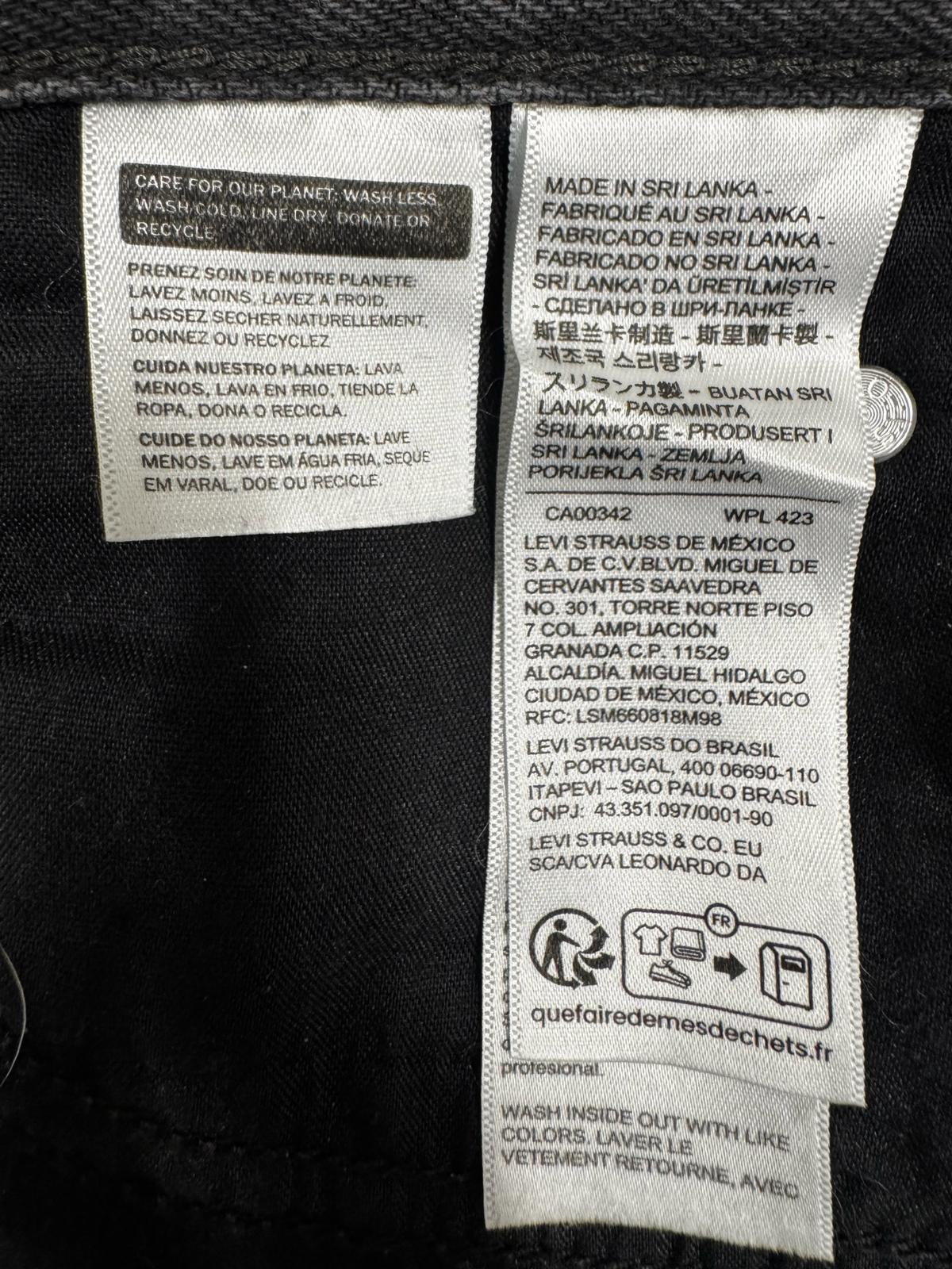 Levi's '94 Baggy Shorts Washed Black Size 24