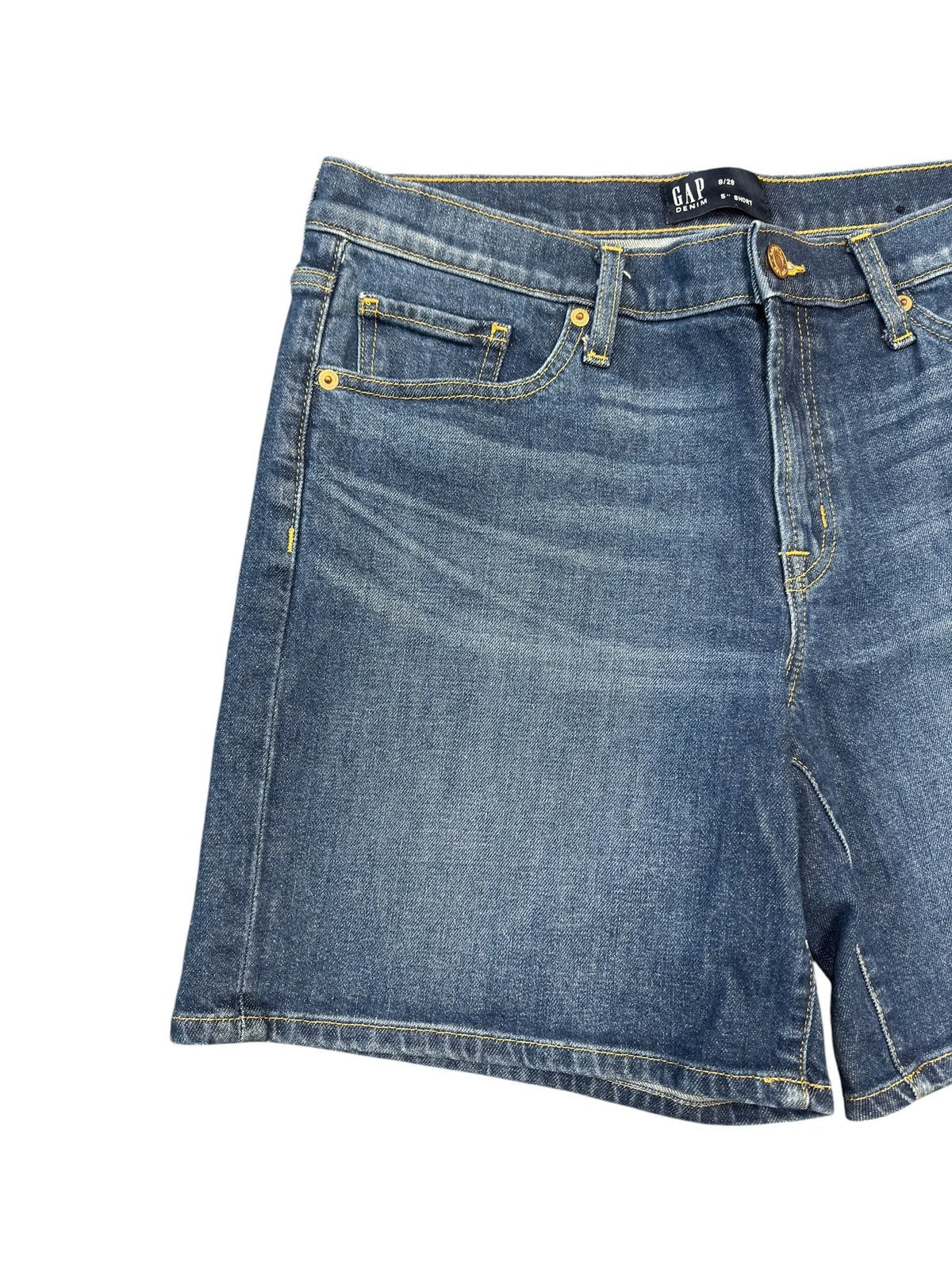 GAP Denim Short Medium Blue Wash