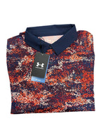 Under Armour UA Iso-Chill Printed Golf Polo Navy