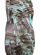 Crocs Classic Marbled Clog Navy Teal Kids C12